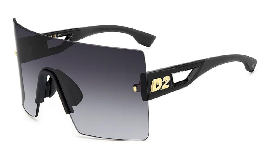 Dsquared2 D2 0126/S (807/9O) | Unisex Siyah Güneş Gözlüğü